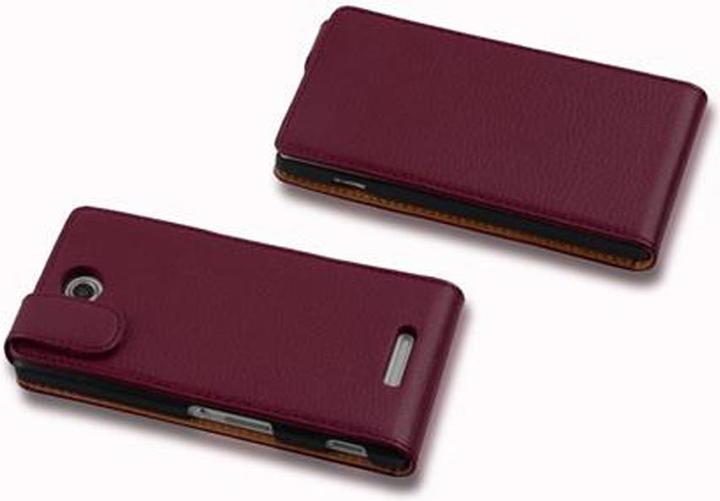 Productafbeelding Cadorabo Flip met structuurhoes (Sony Xperia C)