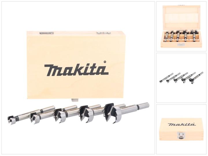 Produktbild Makita Forstnerbohrer Set (15 Millimeter, 25 Millimeter, 30 Millimeter, 35 Millimeter, 20 mm)