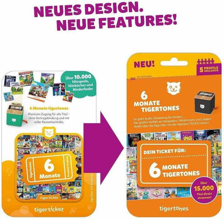 Produktbild Tigermedia TB tigerticket 6 Monate 4213 (Deutsch)