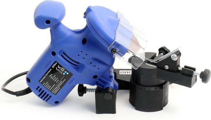 Actual product image XPOtool Electric Chainsaw Sharpener with 220W 7500 rpm and 1 Sanding Disc to Grind Chain Saw Theeth (Saw blade sharpener, 220 W)
