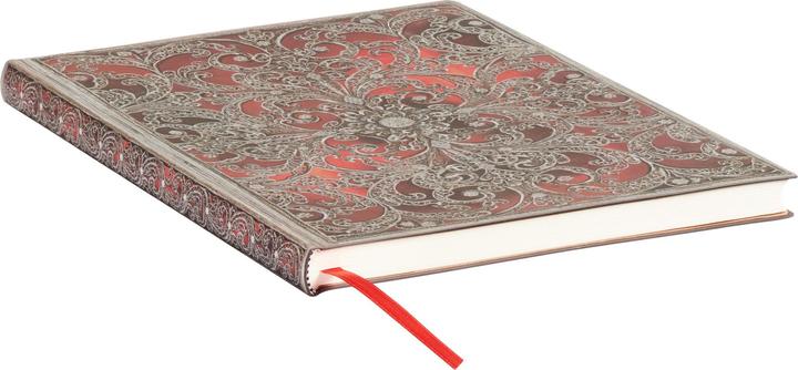 Immagine prodotto Paperblanks Sketchbook Argento Collezione Filigrana Granato (18 x 23 cm, Nessuna, Copertina morbida)