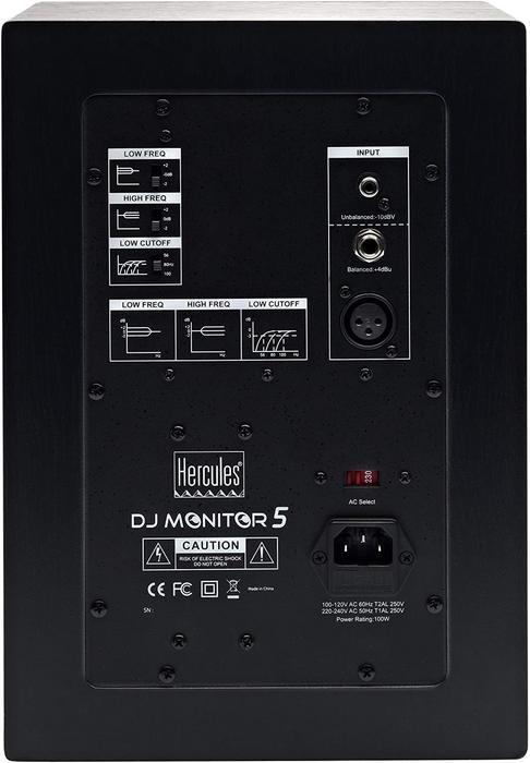 Immagine prodotto Hercules Monitor per DJ 5 (Attivo, Coppia, 2x 80 W)