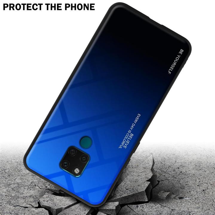 Produktbild Cadorabo TPU 2 Farben Glas Cover (Huawei Mate 20)
