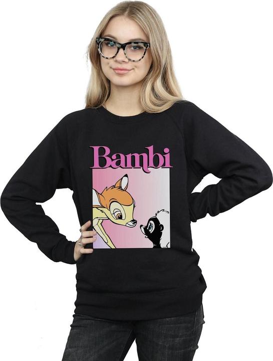 Actual product image Disney Womens/Ladies Bambi Nice To Meet You Sweatshirt (S)