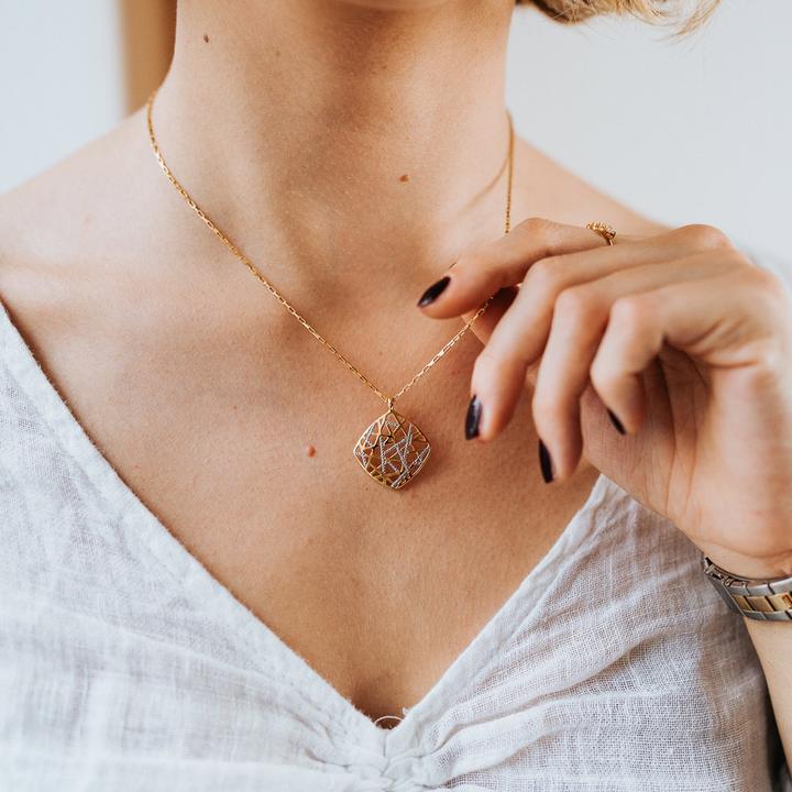 Produktbild Julie Julsen Pavé Halskette (Silber 925)