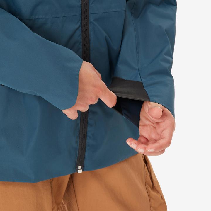 Produktbild Quechua Wanderjacke MH500 Kinder Gr. 122–170 wasserdicht Wandern blau (12, 13, 14)