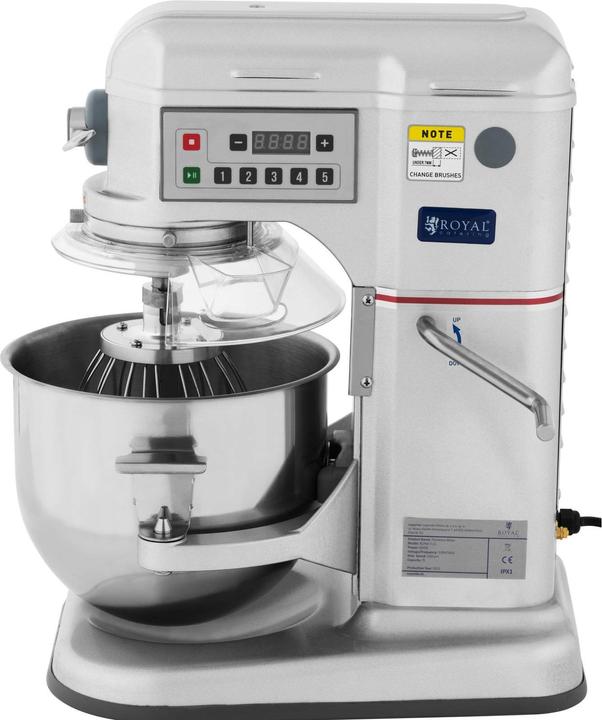 Produktbild Royal Catering Planetenrührwerk 7 l 650 W Planetenrührmaschine Teigknetmaschine (650 W)