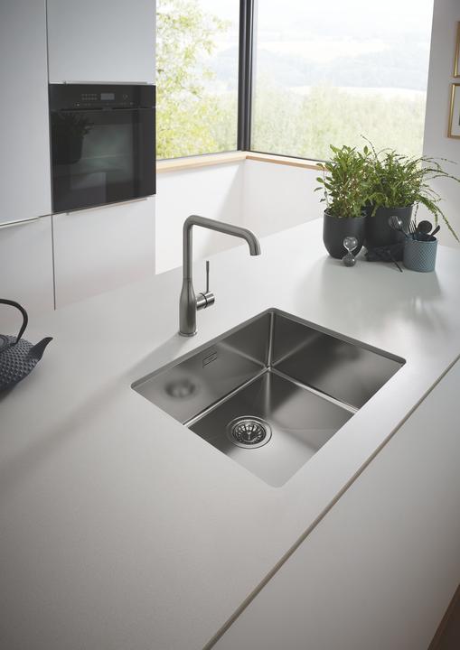 Immagine prodotto Grohe Miscelatore da cucina con miscelatore monocomando Essence New grafite dura spazzolata 30269