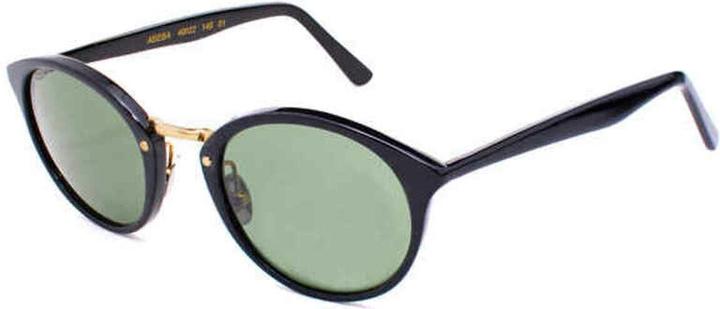 L.G.R Unisex-Sonnenbrille ABEBA-BLACK-01 Ø 49 mm