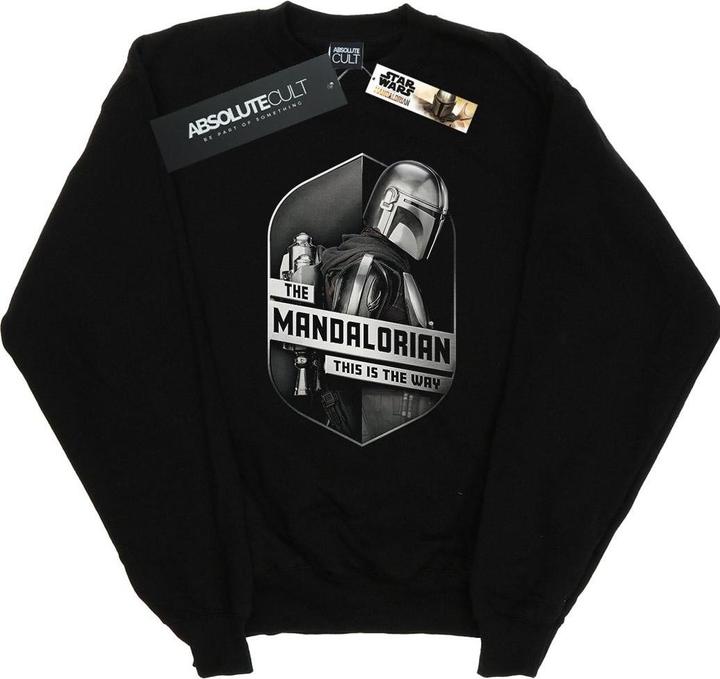 Produktbild Star Wars The Mandalorian This Way Mando Shield Sweatshirt (S)