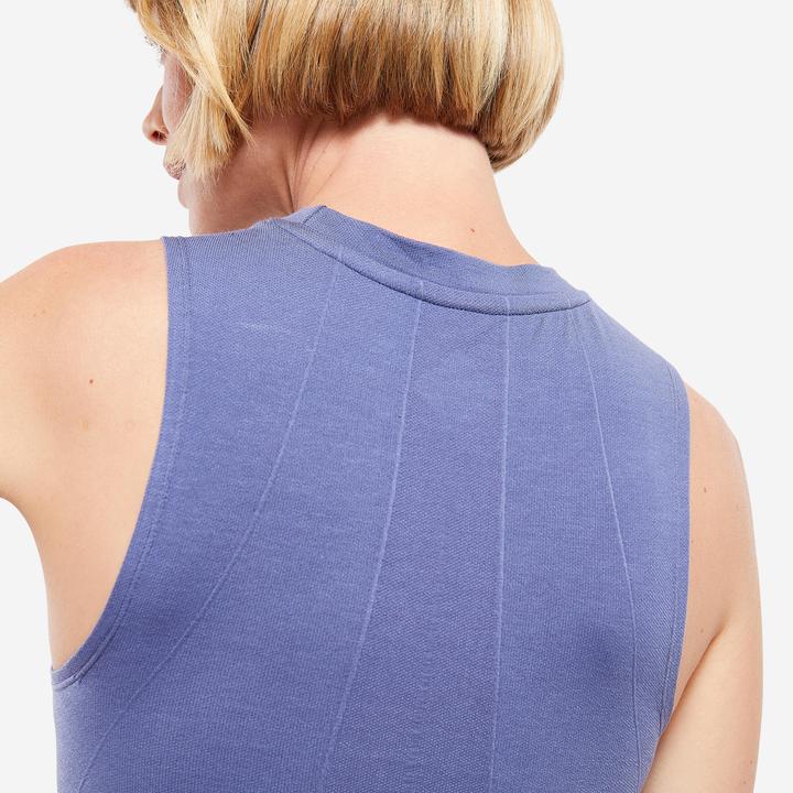 Image du produit Kimjaly Top yoga dynamique sans couture - bleu (XL)