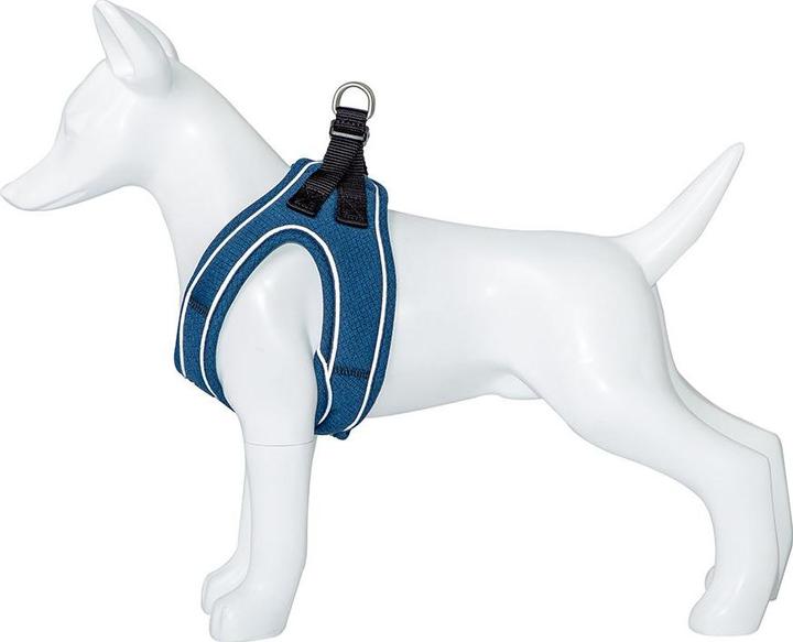 Image du produit Freedog Harnais Shiva en nylon bleu M (M, Chien, Général)