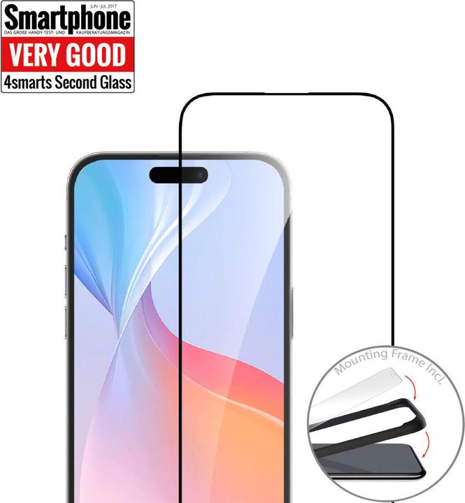 Produktbild 4smarts Second Glass (1 Stück, Apple iPhone 16)