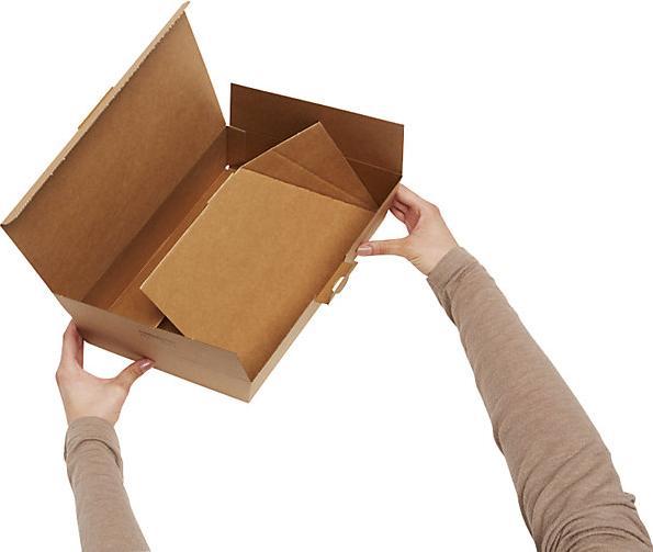 Actual product image Ratioform Quick box, white, pack of 20, internal dimensions 305 x 215 x 150 mm. (20 x)