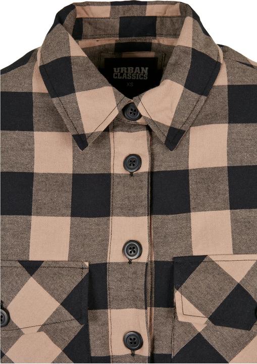 Actual product image Urban Classics Ladies Flannel Padded Overshirt - 10962 (M)