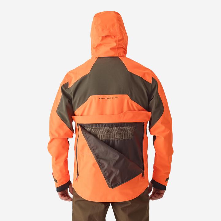Image du produit Solognac Veste de chasse imperméable Renfort 900 orange (XXL)