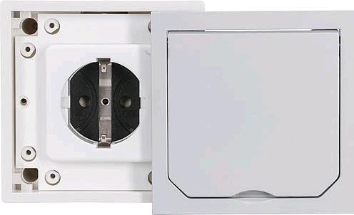 Actual product image Siemens Switch program Schuko socket with cast cover