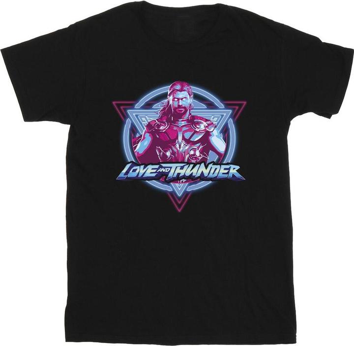 Produktbild Thor Love And Thunder Neon Badge TShirt (3XL)