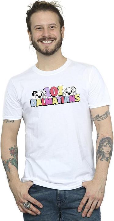 Actual product image Disney Mens 101 Dalmatians Multi Colour T-Shirt (XXL)