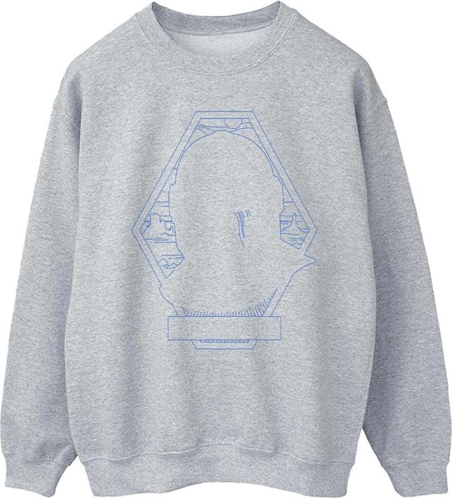 Produktbild Star Wars The Mandalorian Outline Helm Diamond Sweatshirt (XL)