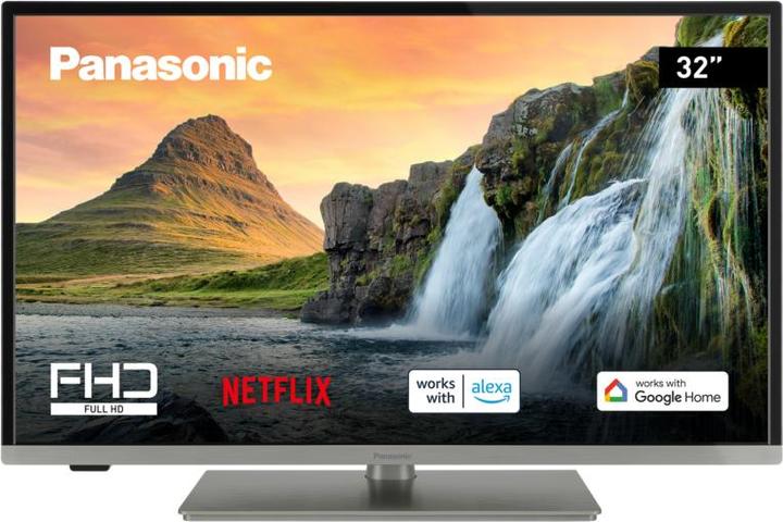Panasonic TX-32MS360E, 81,3 cm, 1920 x 1080 Pixel, Full HD, Smart TV, Wifi, Zwart, Grijs (32", LED, Full HD)
