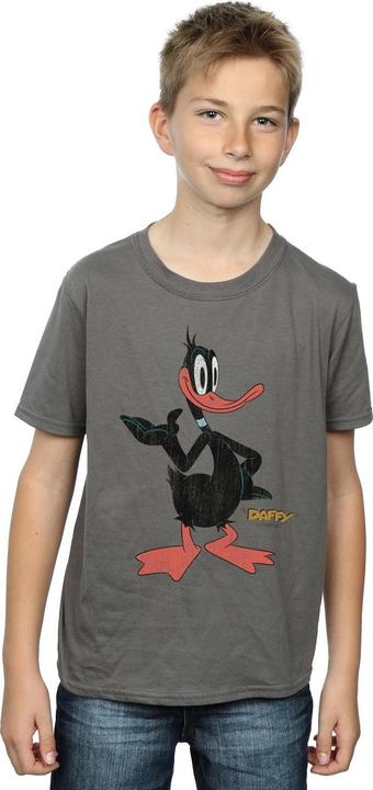 Actual product image Looney Tunes Boys Daffy Duck Distressed T-Shirt (140, 146)