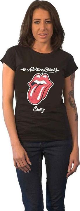 The Rolling Stones Womens/Ladies Sixty Plastered Suede T-Shirt