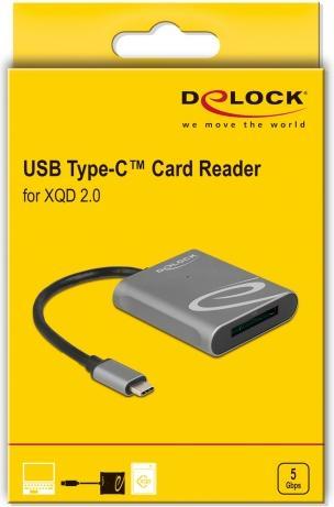 Produktbild Delock USB Typ-C zu XQD 2.0 (USB-C)