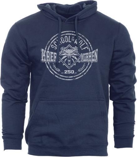 Dpi Merchandising The Witcher Hoodie ""School of the Wolf"" Blue