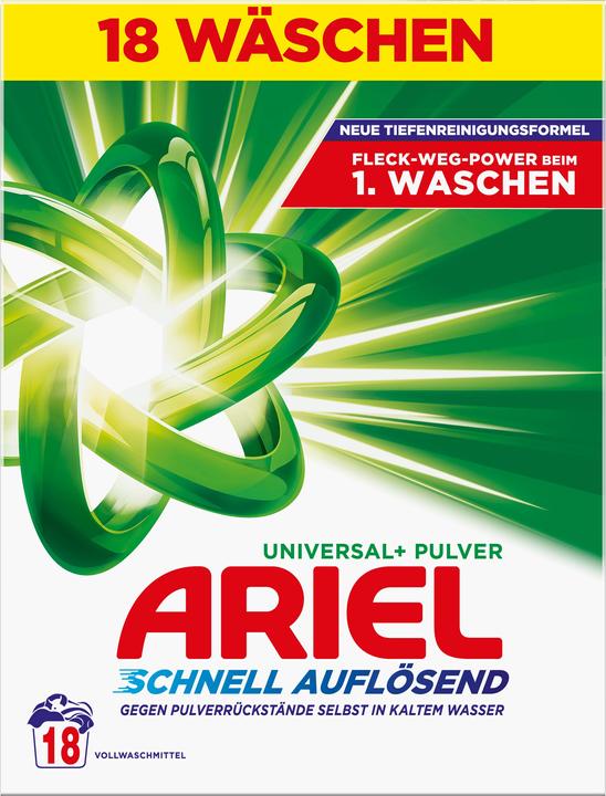 Produktbild Ariel Universal+ (18 Waschgänge, Pulver)