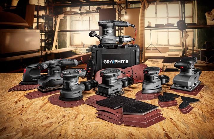 Actual product image Graphite sander Siling sander (260W sander, 90 x 187 mm feet) (Eccentric grinder, 260 W)