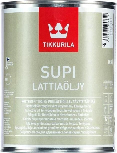 Tikkurila Supi Lattiaoljy Floor Oil Ec-Pm 0.9l