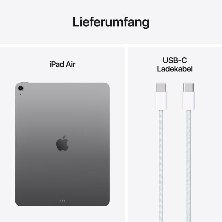 Produktbild Apple iPad Air 13 2025 (M3) (nur WLAN, 13", 512 GB, Space Gray)