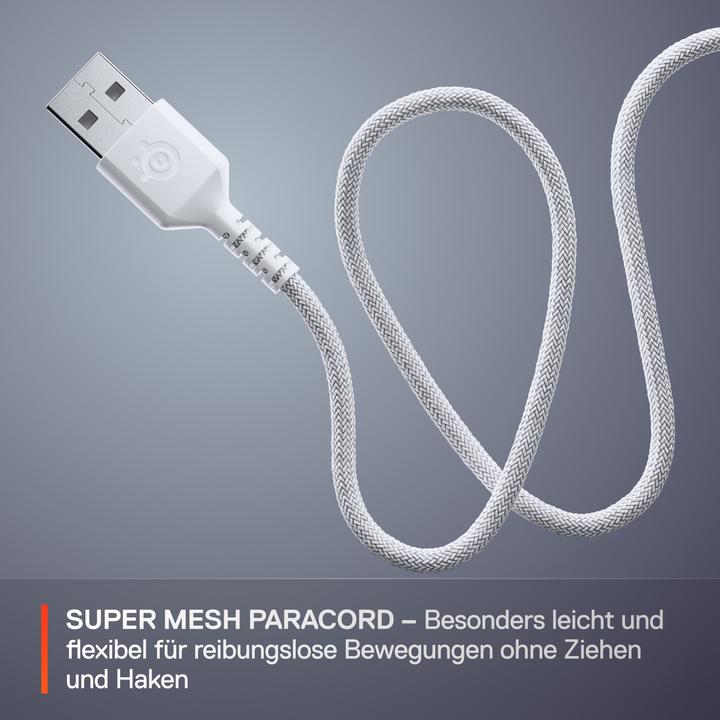 Actual product image SteelSeries Rival 3 Gen 2 - White (Cable)
