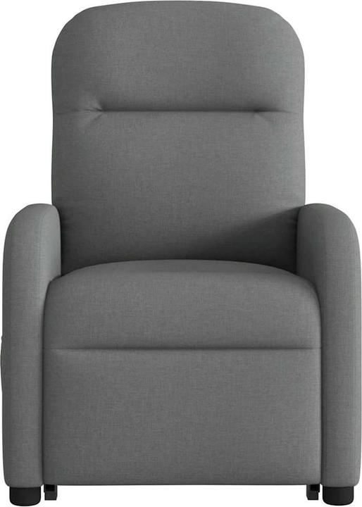 Produktbild VidaXL Elektrischer Massagesessel mit Aufstehhilfe Dunkelgrau Stoff