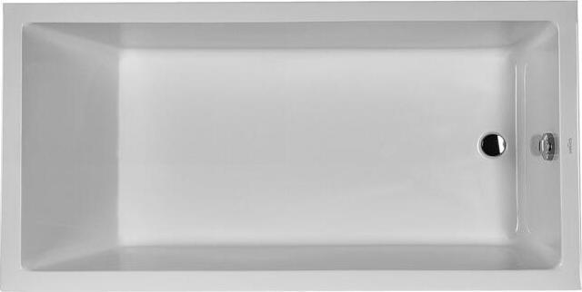 Produktbild Duravit Rechteck-Badewanne STARCK X 1800x900mm, 1 Rückenschräge weiss (301 l, 180 cm, 90 cm)