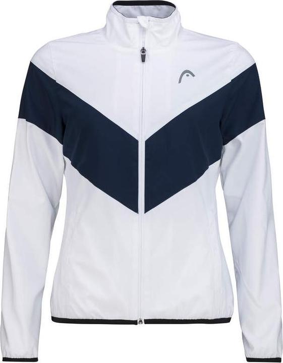 Produktbild Head Club Jacket W weiss/dunkelblau (M)