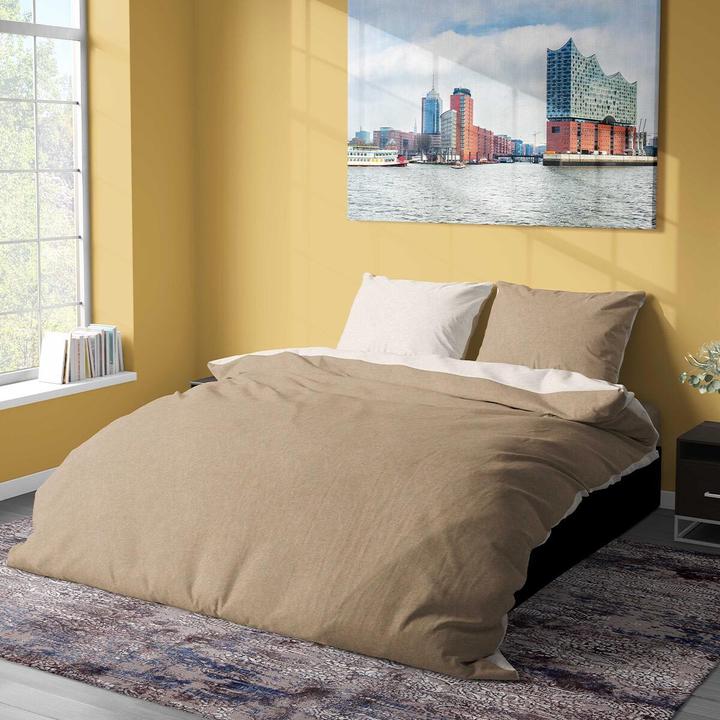 Actual product image Traumschlaf Melangebiber (Bedding set, 155x220 cm + 80x80 cm)