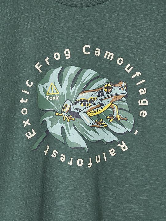 Actual product image Vertbaudet Jungen T-Shirt mit Naturmotiv, Recycling-Baumwolle (140)