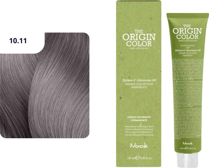 Nook Origin Color Haarfarbe (10.11 Blond Platin Intensive Asche)