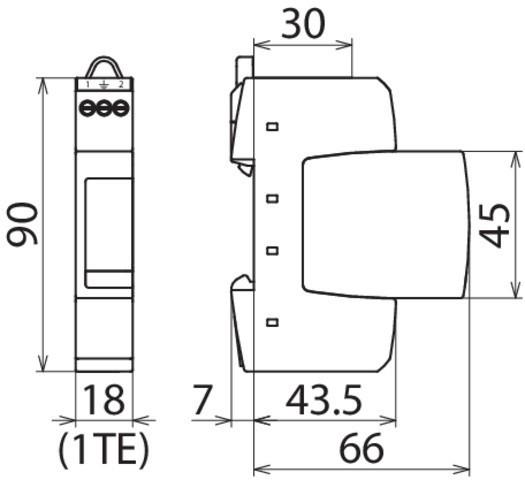 Produktbild Dehn DR M 2P 255 SN1802
