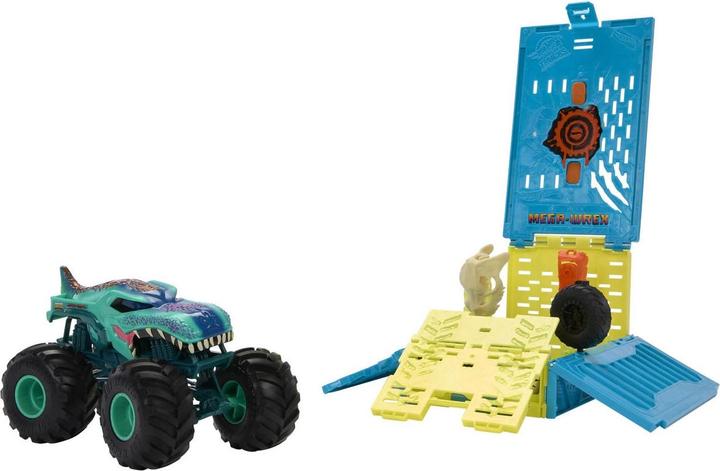 Produktbild Hot Wheels Monster Trucks Mega Wrex Oversized Crash Cage