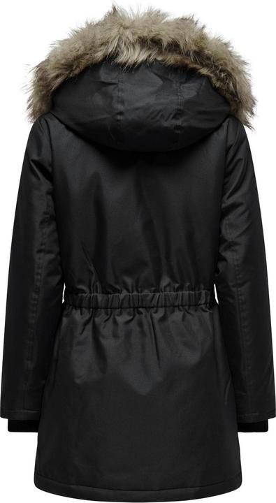 Immagine prodotto Only Cappuccio con pelliccia sintetica staccabile Polsini a coste Parka Parka lungo (XXL)