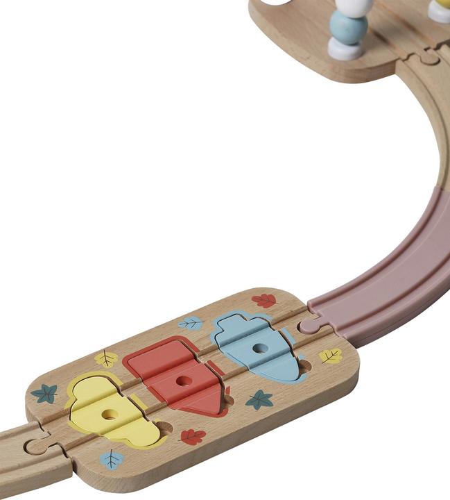 Vertbaudet 12-teilige Kleinkinder Holzeisenbahn FSC®