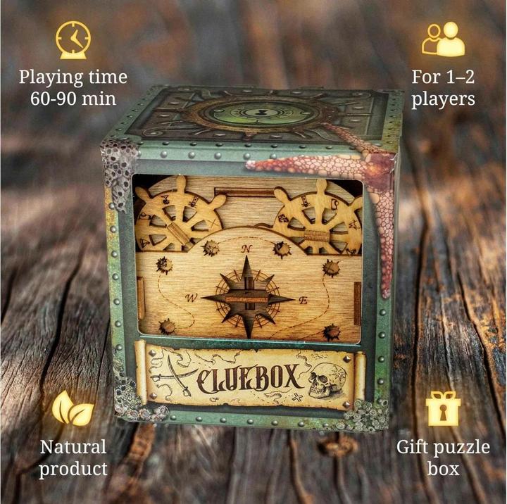 Immagine prodotto iDventure Cluebox - Armadietto di Davy Jones (Tedesco, Francese, Inglese)