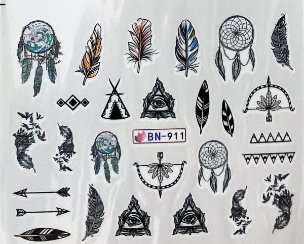 Actual product image Nagellack24 Nail Art Sticker Water Transfer 911 (Nail varnish dryer)