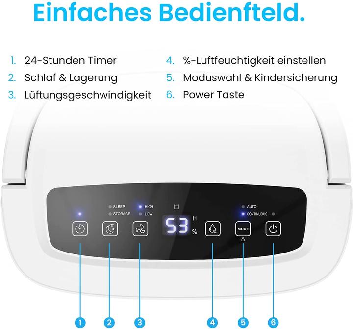 Produktbild Breeze Luftentfeuchter (15 m², 12 l/24h)