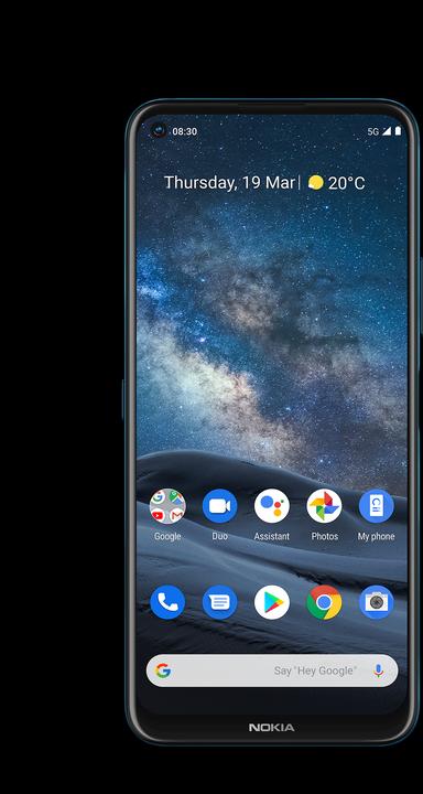 Produktbild Nokia 8.3 (128 GB, Polar Night, 6.81", Hybrid Dual SIM, 64 Mpx, 5G)
