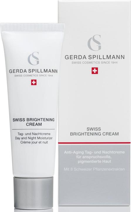Gerda Spillmann Swiss Brightening Cream - Aufhellende Anti-Aging Feuchtigkeitscreme (50 ml, 24h Creme)
