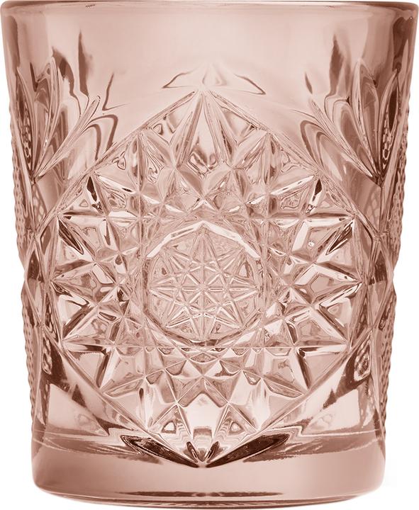 Libbey 355 ml Hobstar pink drinking glass (0.36 l)